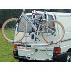 vw transporter barn door bike rack