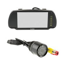 Parksafe 7" Clip On Mirror Monitor With Bumper Mount Camera