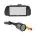 Parksafe 7" Clip On Mirror Monitor With Bumper Mount Camera
