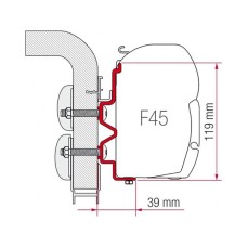 Fiamma Camp F45 Bracket