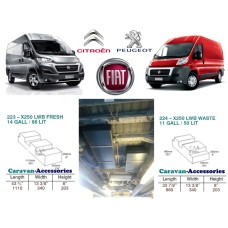 CAK Fresh and Waste Water Tanks - Ducato, Boxer, Relay X250 X290